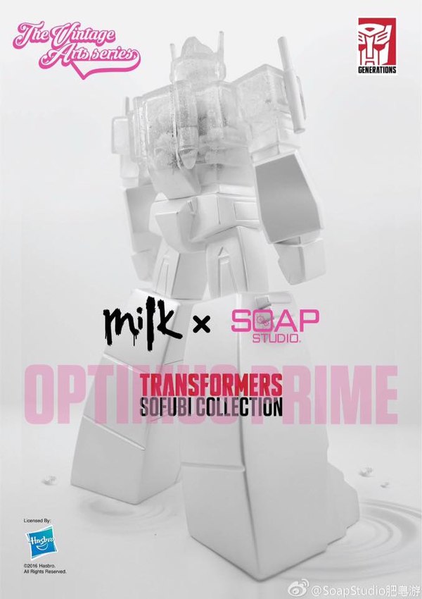 First Look VA001 Milk Optimus Prime Clear Figure   Sofubi Tranformers Collection From Milk + Soap Studio  (9 of 9)